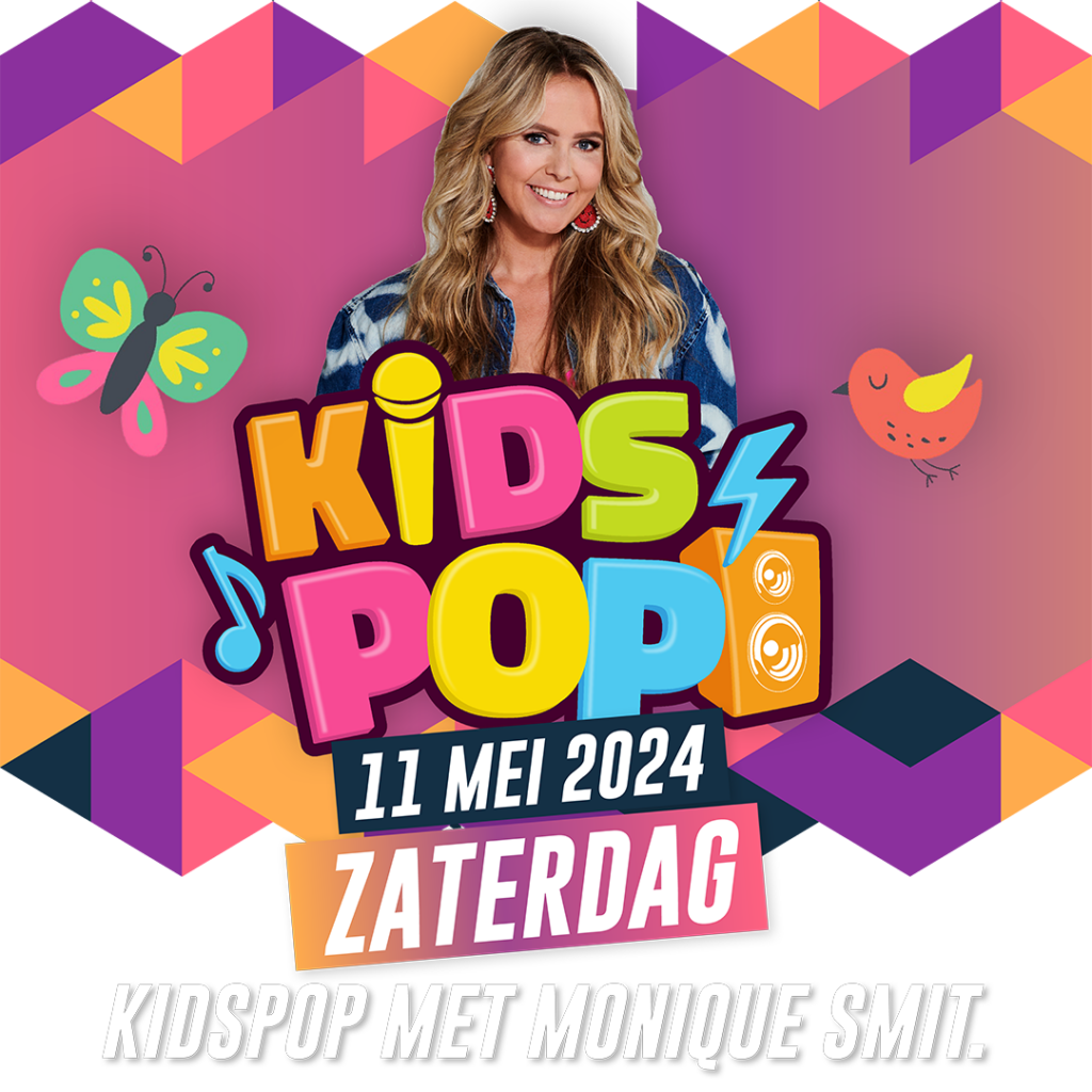 Meifestival zaterdag 11 mei 2024 – Kidspop met Monique Smit