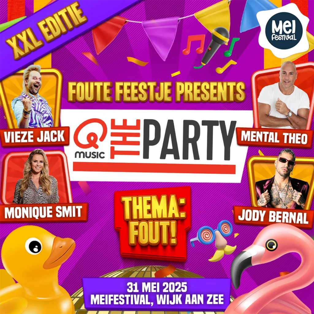 Qmusic the Party FOUT naar Meifestival - Wijk aan Zee