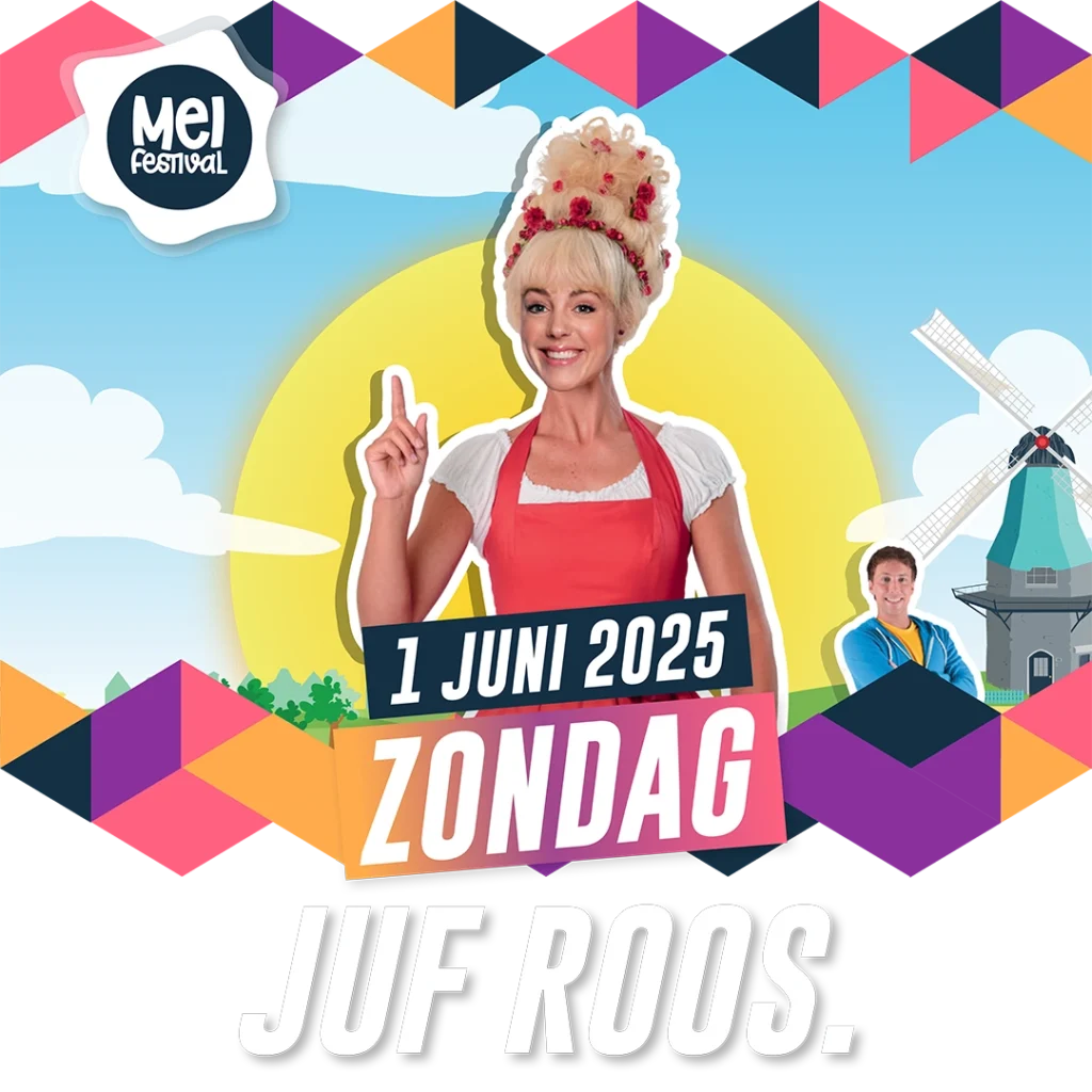 meifestival juf roos zondag 1 juni 2025