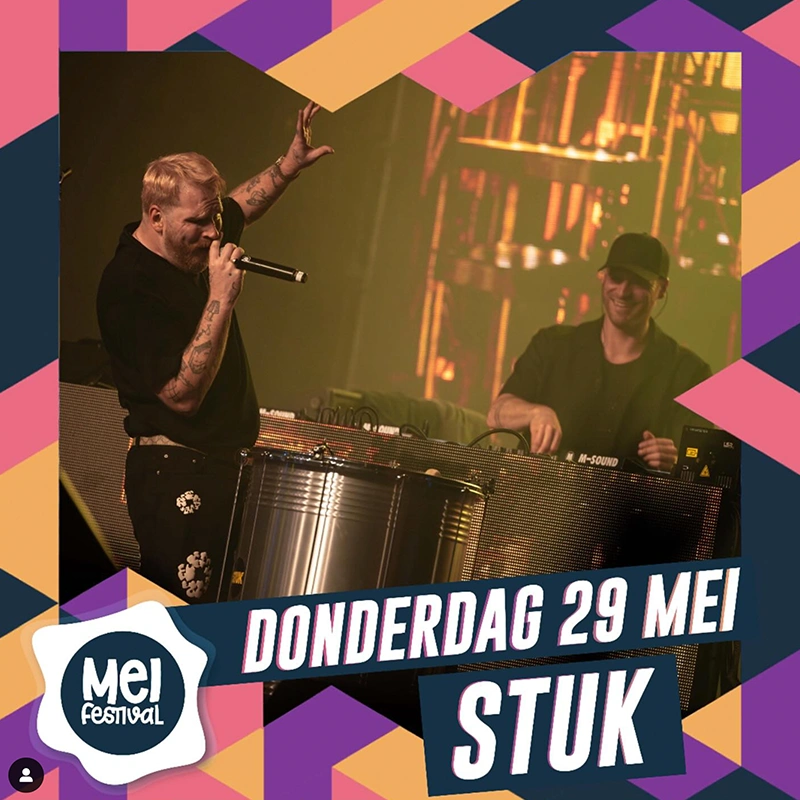 De mannen van STUK komen op donderdag 29 mei het Meifestival op z’n kop zetten