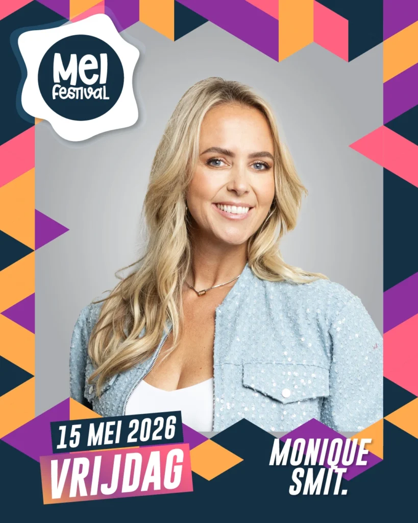 𝗠𝗼𝗻𝗶𝗾𝘂𝗲 𝗦𝗺𝗶𝘁 keert terug naar het Meifestival!
