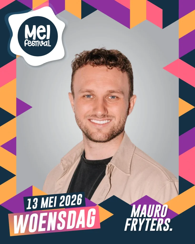 De laatste naam die we toevoegen aan de aftrap van het Meifestival is 𝗠𝗮𝘂𝗿𝗼 𝗙𝗿𝘆𝘁𝗲𝗿𝘀